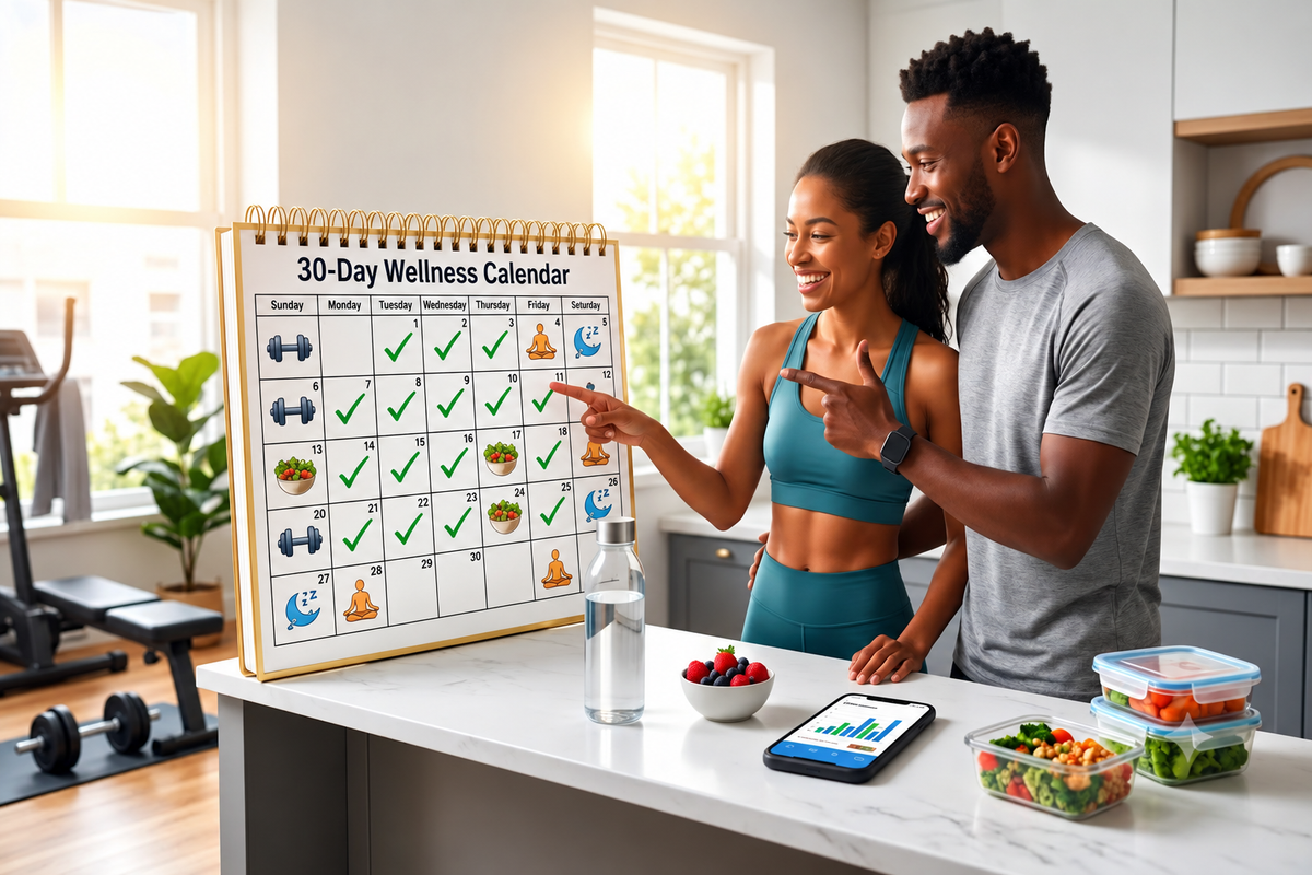 30-Day Healthy Lifestyle Transformation Plan
